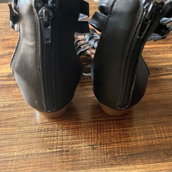 Rampage Ram-Santorini Gladiator Open Toe Sandal with Zipper and Buckle Size 9M - Picture 10 of 16